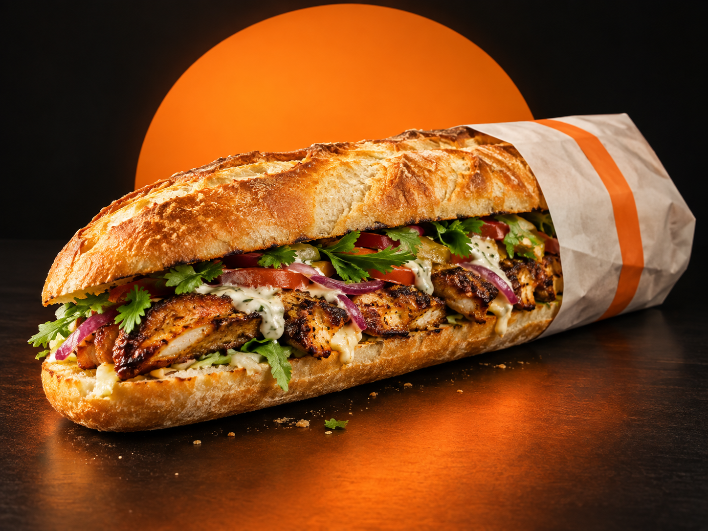 AI-generated concept of the Signature Zapata sandwich
